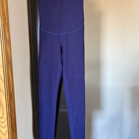 Zelle Purple/Black High Waisted Leggings X-Small - Picture 1 of 5